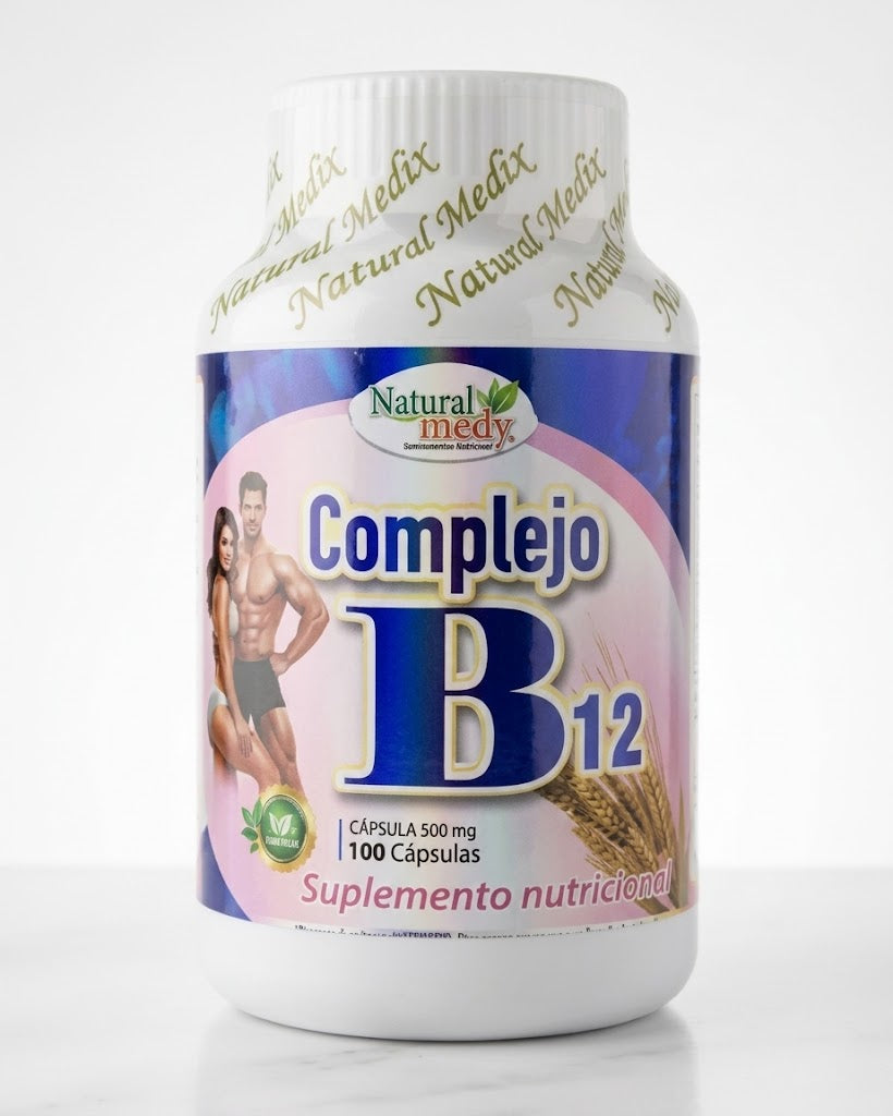 COMPLEJO B12 CAP X100 NATURAL MEDIX — SKU 000190
