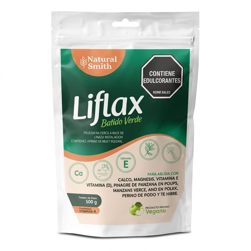 LIFLAX BATIDO VERDE X450 GR. NATURAL SMITH — SKU 000504