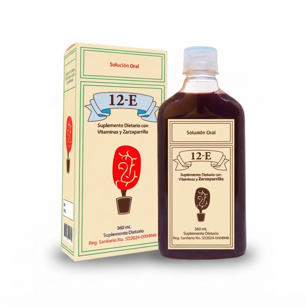 12-E SOLUCION ORAL X360ML. FLOMECOL — SKU 001721