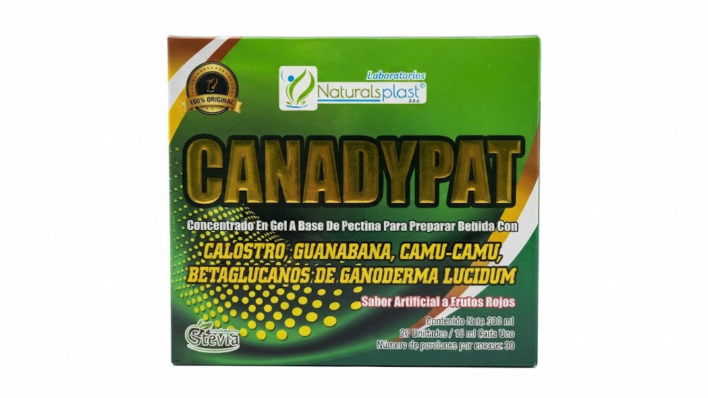 CANADY PAT TERAPIA X20 BLISTER NATURAL PLAST — SKU 001780