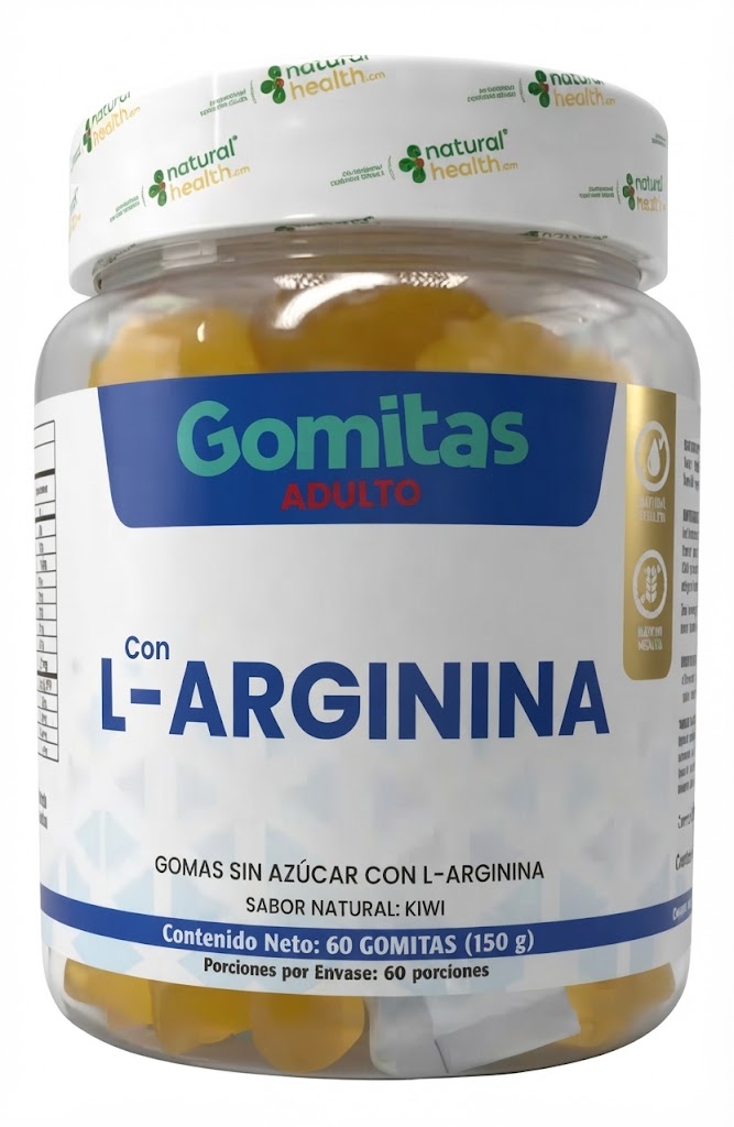 L-ARGININA GOMAS X60 NATURAL HEALTH — SKU 001810