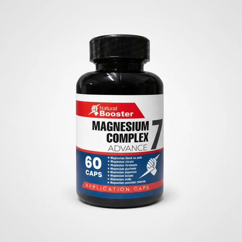 Magnesio Complejo 7 Advance Natural Booster | Energía y Relajación – 60 Cápsulas