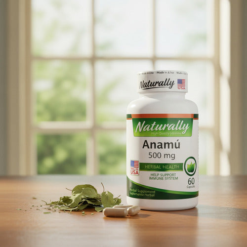 Anámu 500mg | Antiinflamatorio, Antibiótico Natural e Inmunidad – 60 Cápsulas