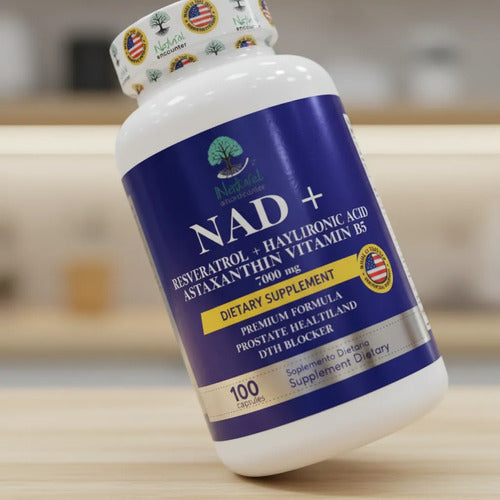 Magnesio + Potasio + NAD Resveratrol + Ashwagandha | Combo Longevidad – 100 Cáp