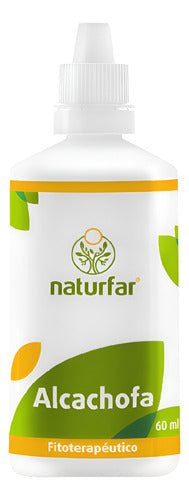 Extracto De Alcachofa Naturfar Gotero 60ml Libre De Gluten Sin Sabor