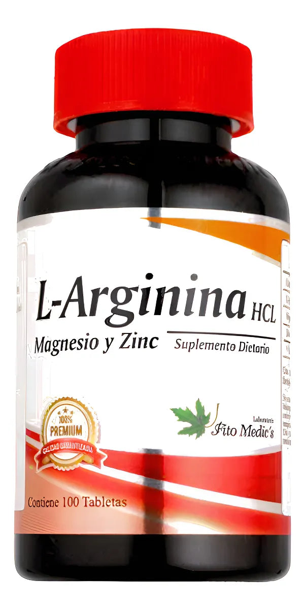 L-Arginina HCL Fito Medics | Circulación, Corazón y Rendimiento – 100 Cápsulas
