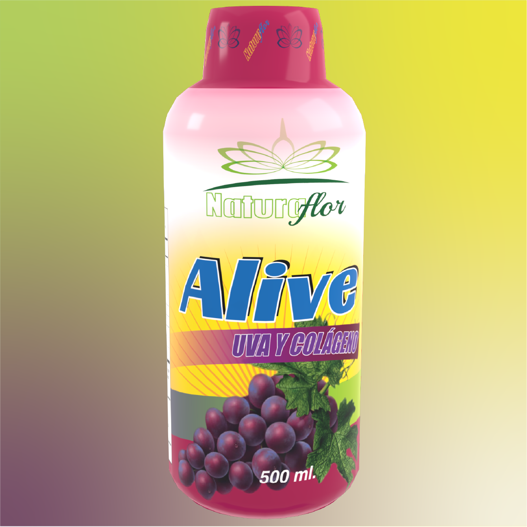 ALIVE JARABE 500 ML NATURA FLOR · Imagen original de proveedor