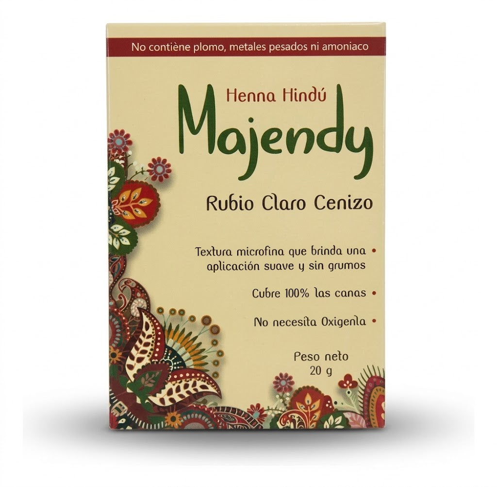 HENNA INDU RUBIO MAJENDY 20GR FITO MEDICS — SKU 000068