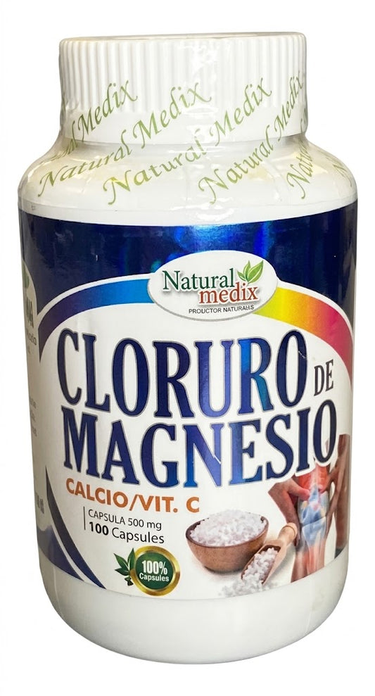 CLORURO DE MAGNECIO CAP X100 NATURAL MEDIX — SKU 000194