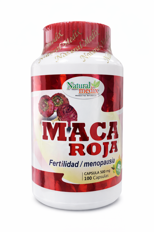 MACA ROJA X100 CAPS. NATURAL MEDIX principal