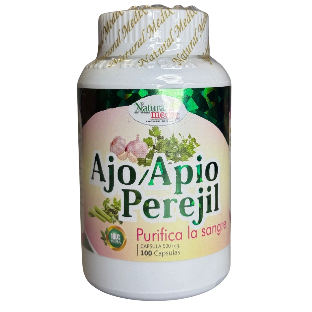 AJO-APIO-PEREJIL  X100 CAPS. NATURAL MEDIX principal