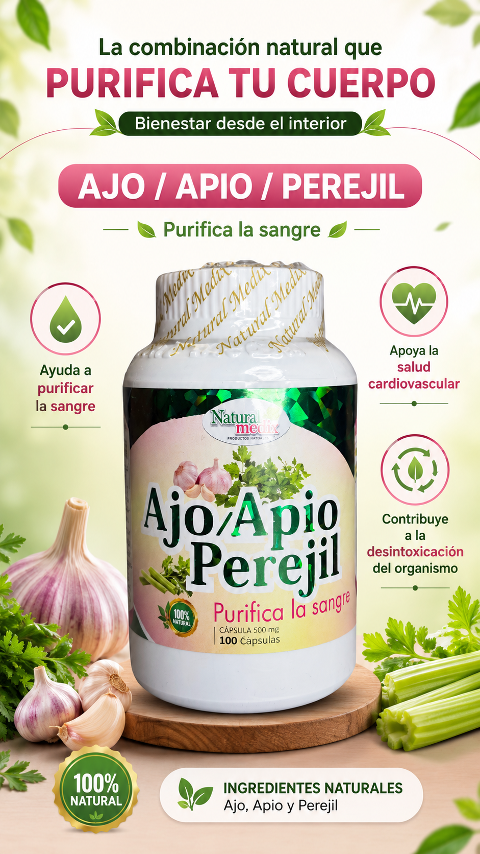 AJO-APIO-PEREJIL  X100 CAPS. NATURAL MEDIX ia_4
