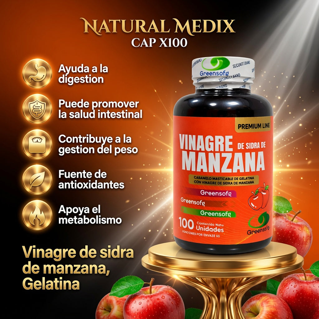 VINAGRE DE MANZANA CAP X100 NATURAL MEDIX ia_2