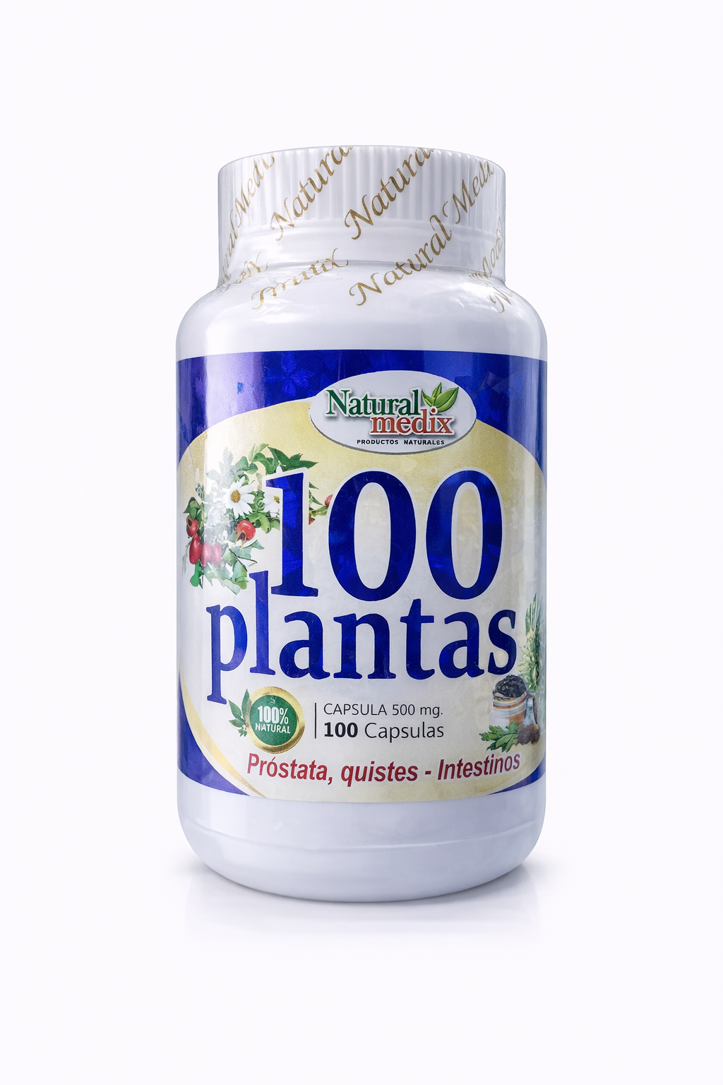 100 PLANTAS CAP 100 NATURAL MEDIX principal