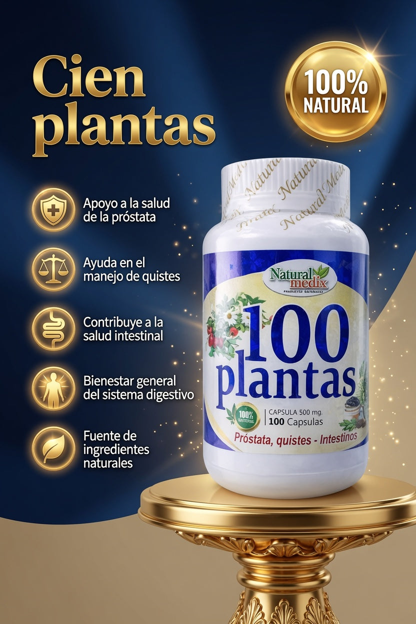 100 PLANTAS CAP 100 NATURAL MEDIX ia_2