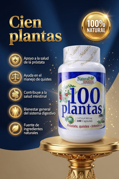 100 PLANTAS CAP 100 NATURAL MEDIX ia_2