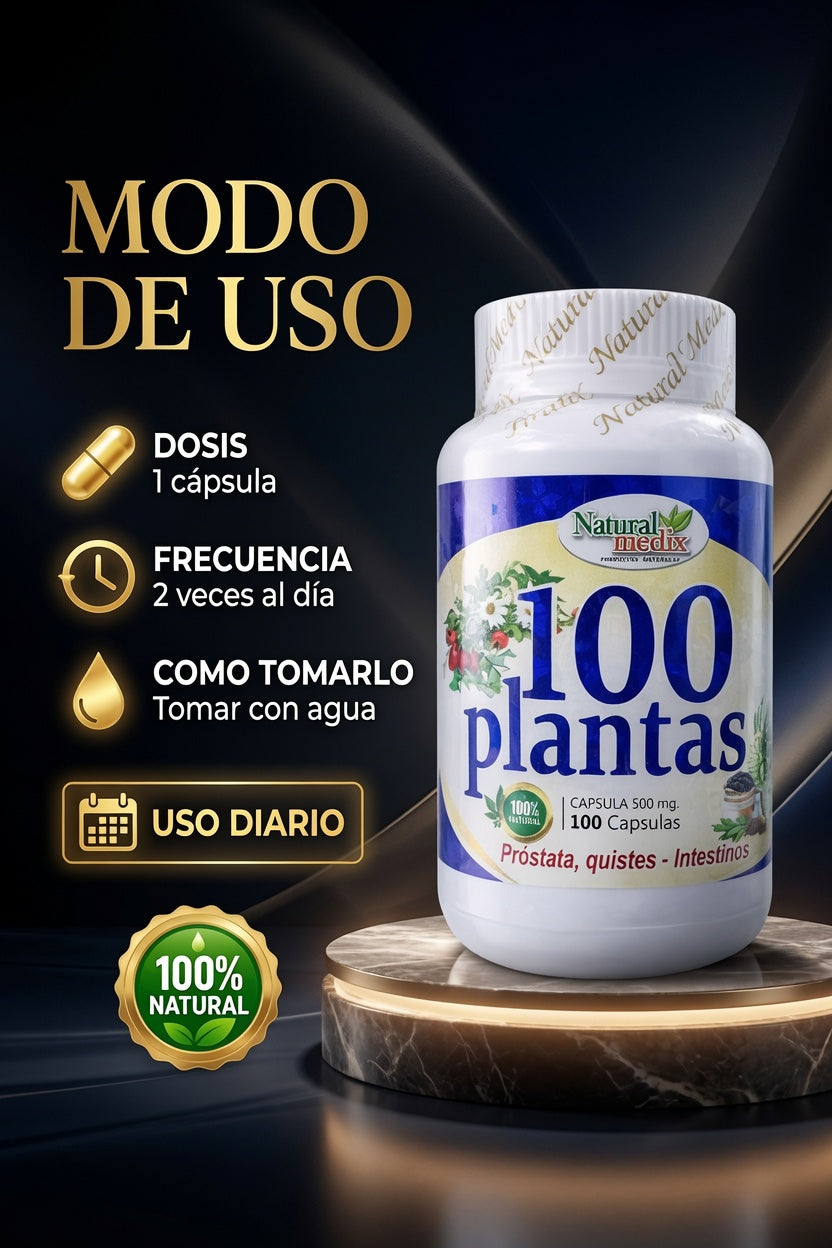 100 PLANTAS CAP 100 NATURAL MEDIX ia_4