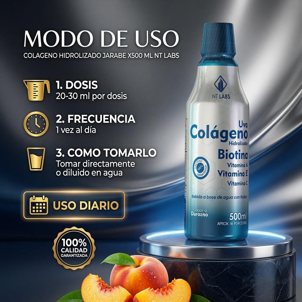 COLAGENO HIDROLIZADO JARABE X500 ML NT LABS ia_4