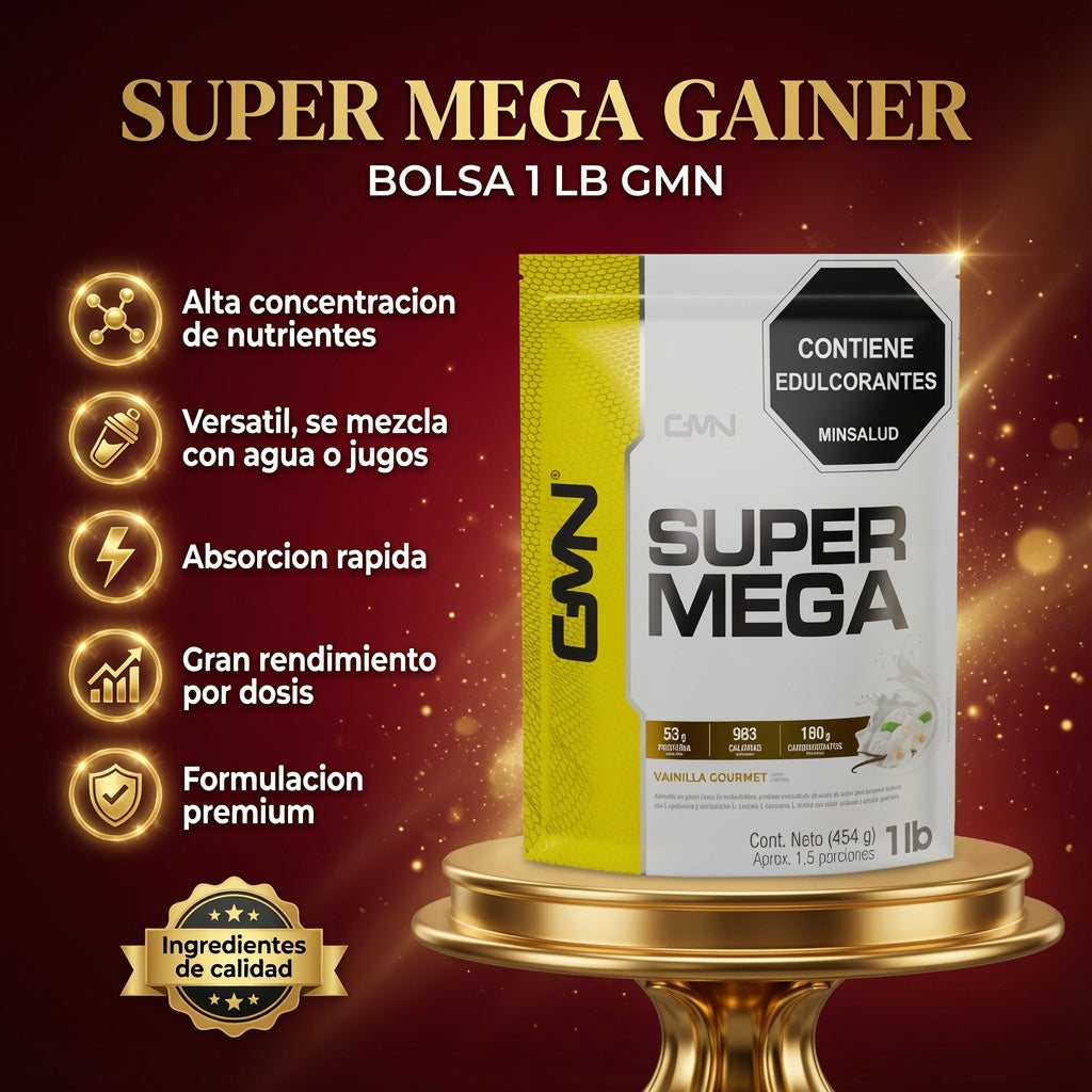 SUPER MEGA GAINER BOLSA 1 LB GMN ia_2