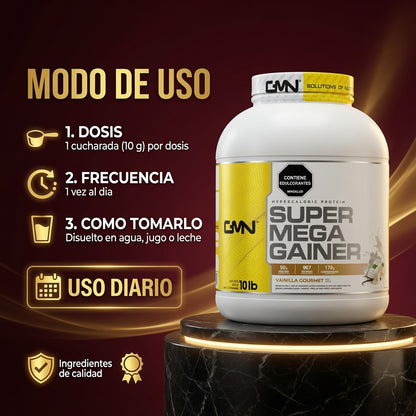 SUPER MEGA GAINER TARRO  10 LBS GMN ia_4