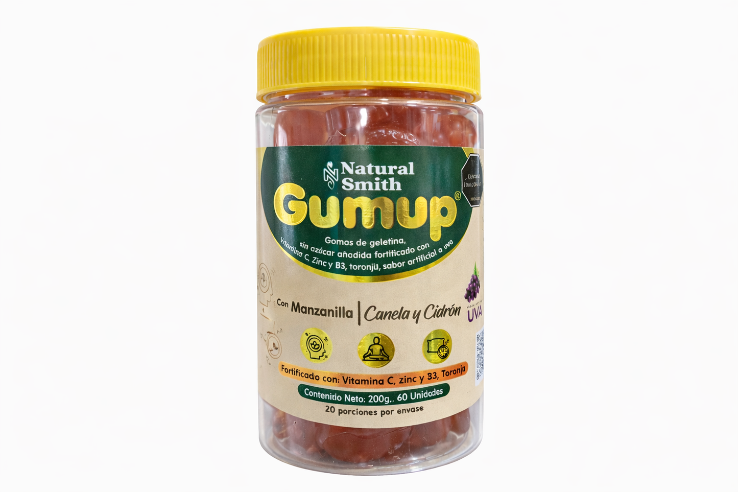 GUMUP MELATONINA X60. NATURAL SMITH principal