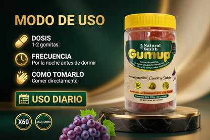 GUMUP MELATONINA X60. NATURAL SMITH ia_4