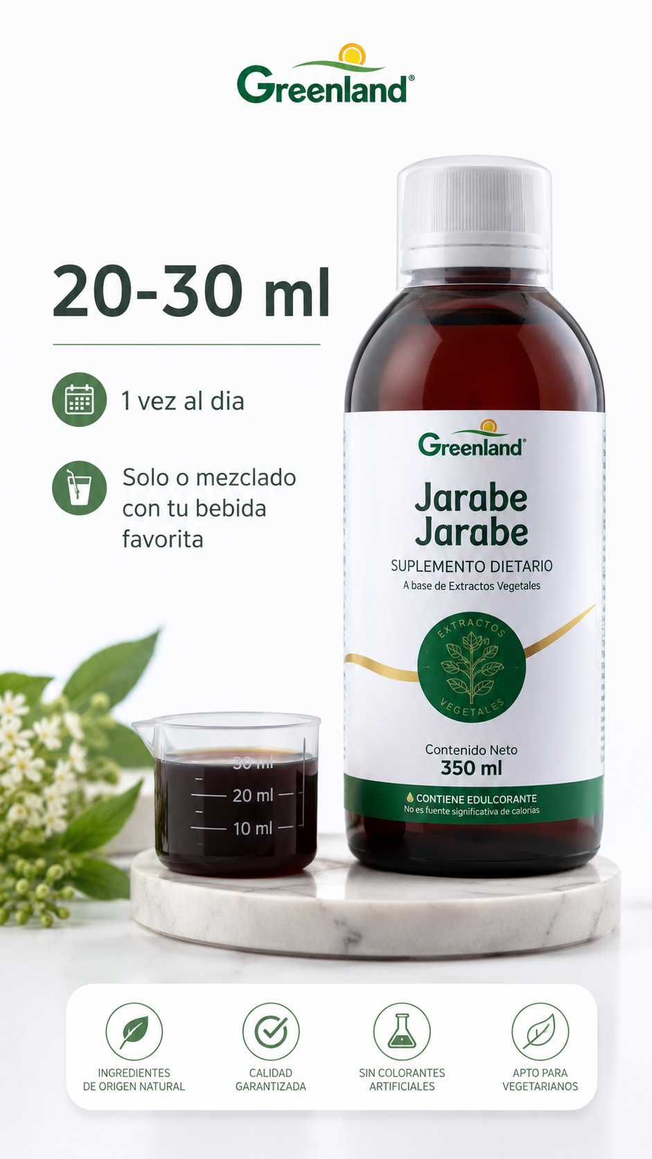 GREENCOLG JARABE X350 ML. GREENLAND ia_4