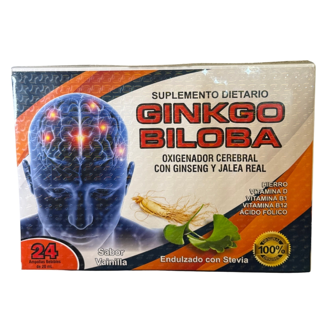 GINKGO BILOBA AMPOLLAS X24 UND FITO NATURAL principal