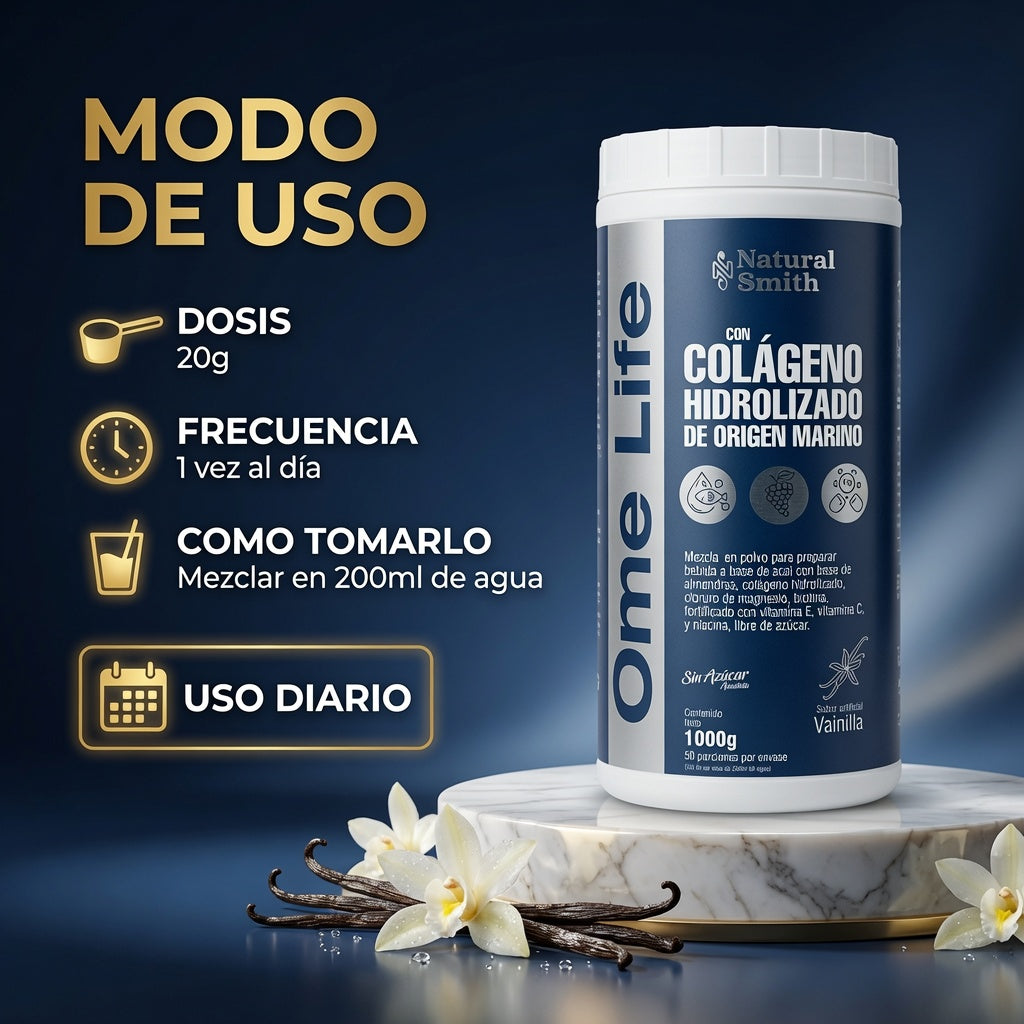 OMELIFE COLAGENO HIDROLIZADO X500 GR NATURAL SMITH ia_4