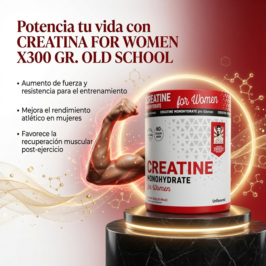 CREATINA FOR WOMEN X300 GR. OLD SCHOOL ia_3
