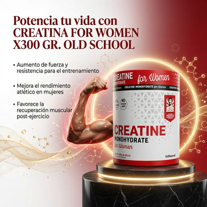 CREATINA FOR WOMEN X300 GR. OLD SCHOOL ia_3
