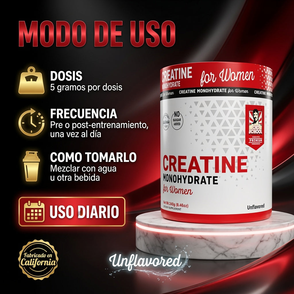 CREATINA FOR WOMEN X300 GR. OLD SCHOOL ia_4