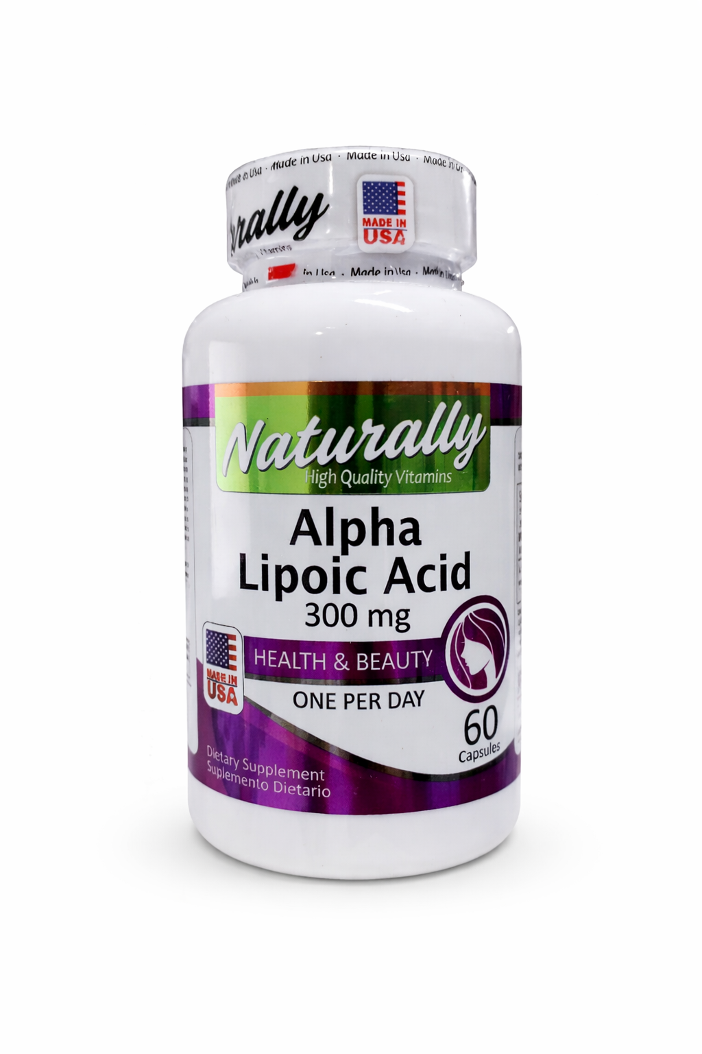 ALPHA LIPOIC ACID X300 MG CAP X60 NATURALLY principal