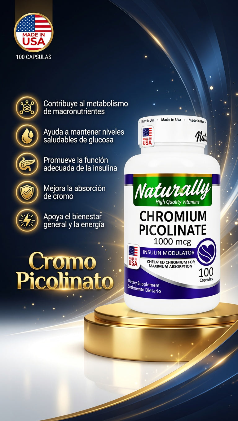 CHROMIUNM PICOLINATE 1000 MCG CAP X100 NATURALLY ia_2