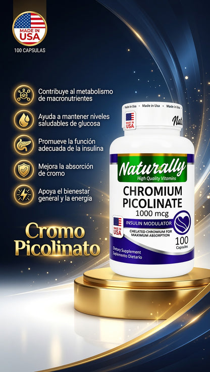 CHROMIUNM PICOLINATE 1000 MCG CAP X100 NATURALLY ia_2