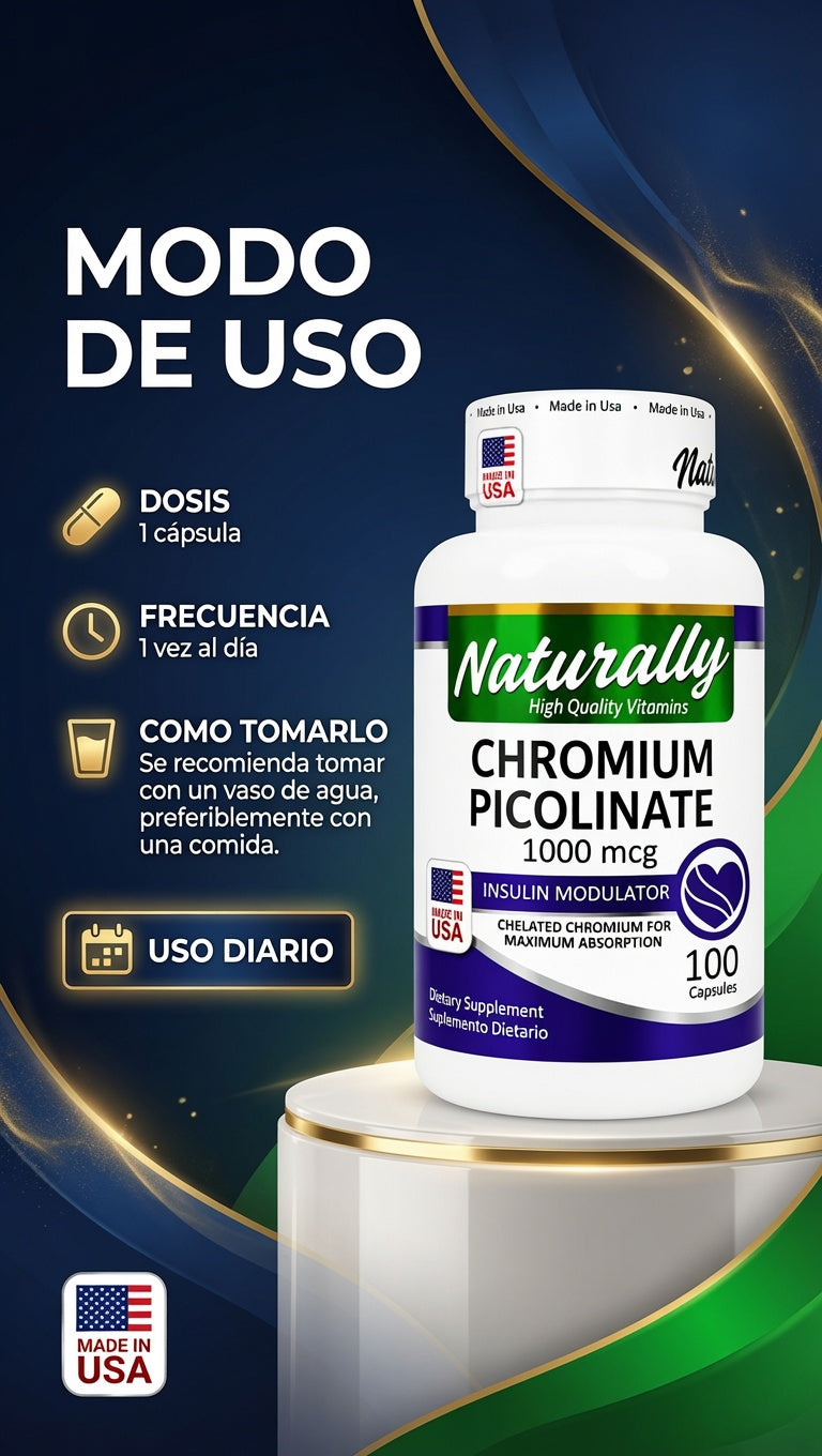 CHROMIUNM PICOLINATE 1000 MCG CAP X100 NATURALLY ia_4