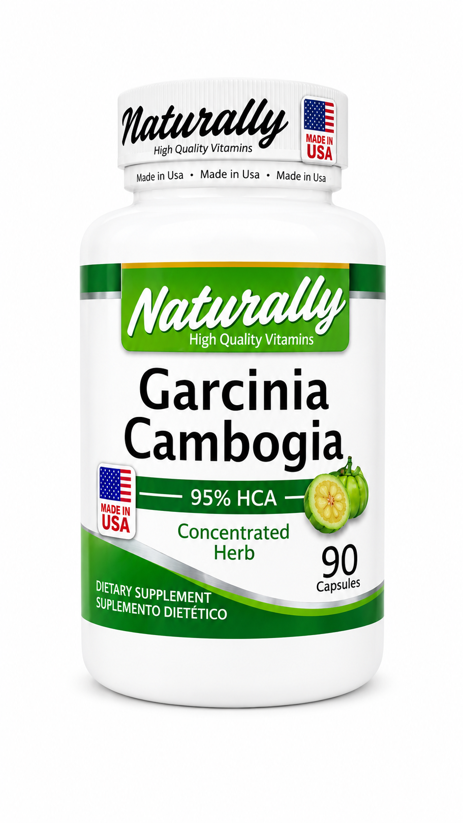 Garcinia Cambogia 1500Mg Cap X90 Naturally - Imagen principal