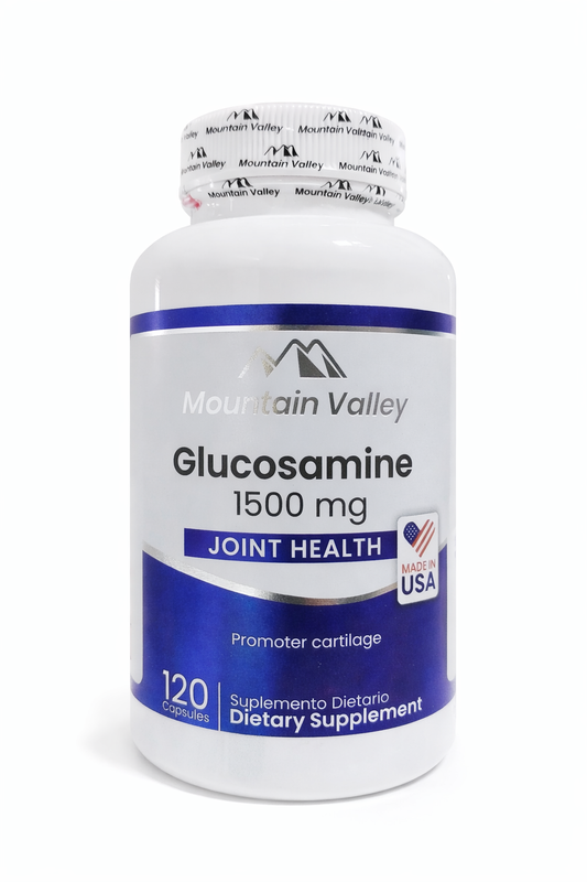 Glucosamine Mountain Valley · 1500 mg · 120 cápsulas