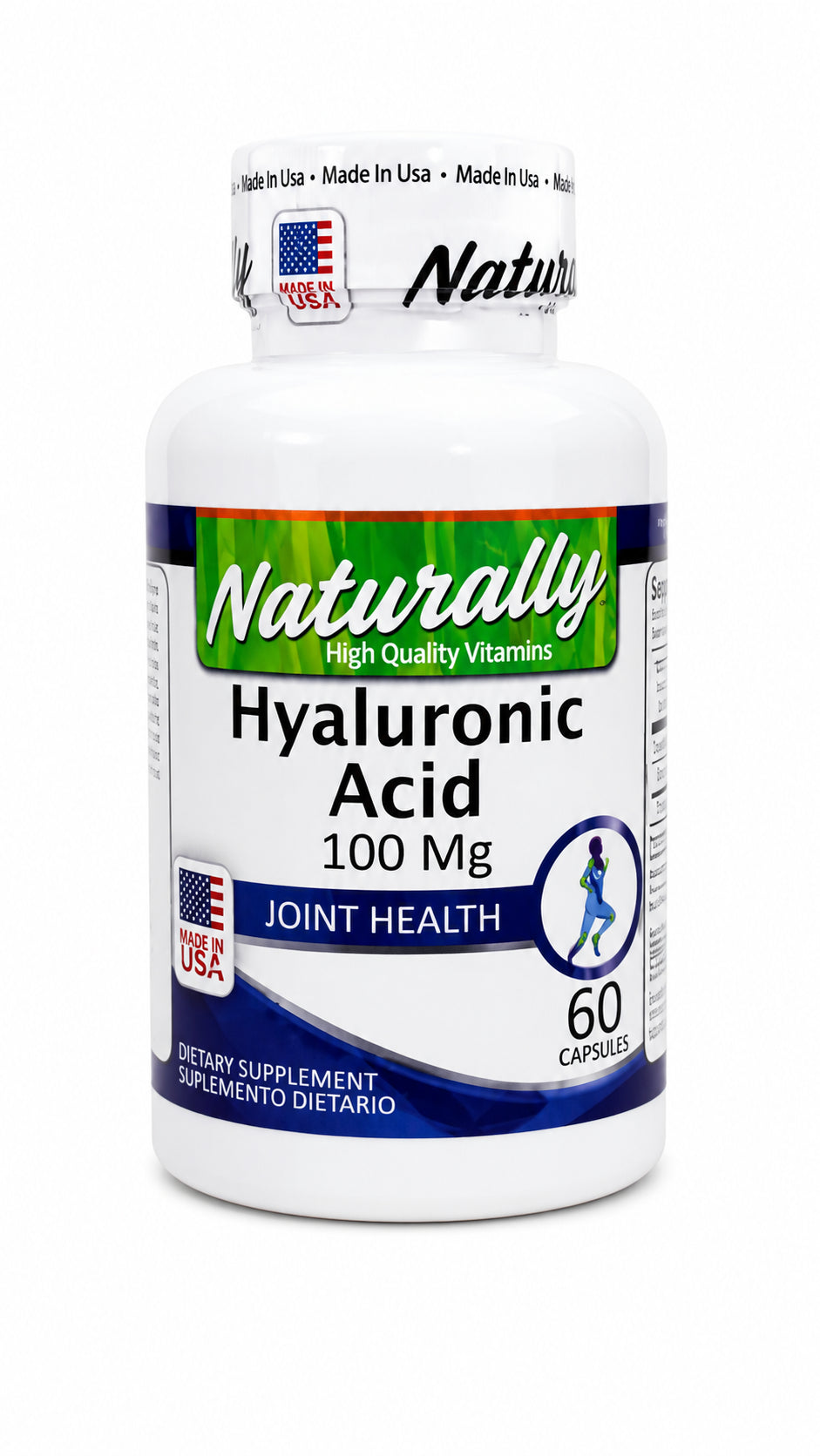 HYALORONIC ACID 100MG CAP X60 NATURALLY principal