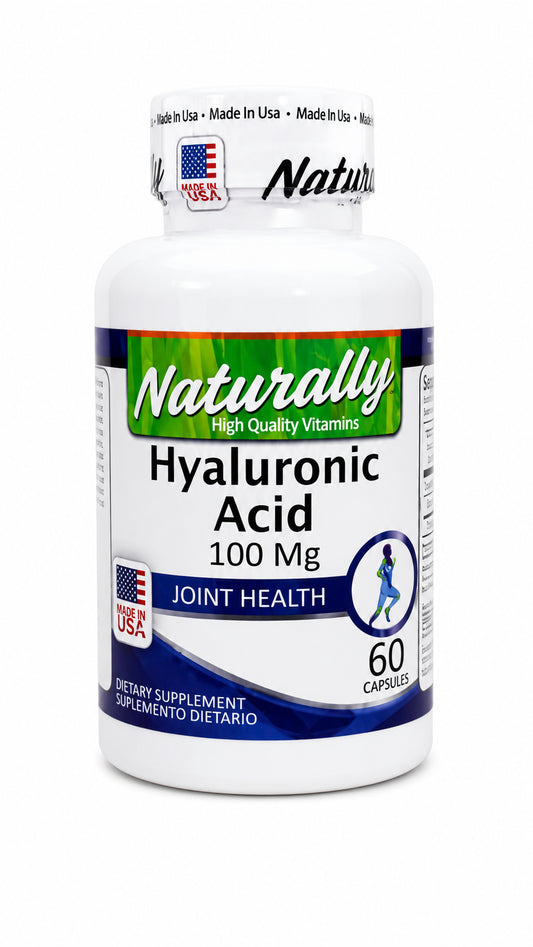 HYALORONIC ACID 100MG CAP X60 NATURALLY principal