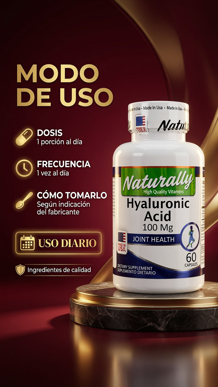 HYALORONIC ACID 100MG CAP X60 NATURALLY ia_4