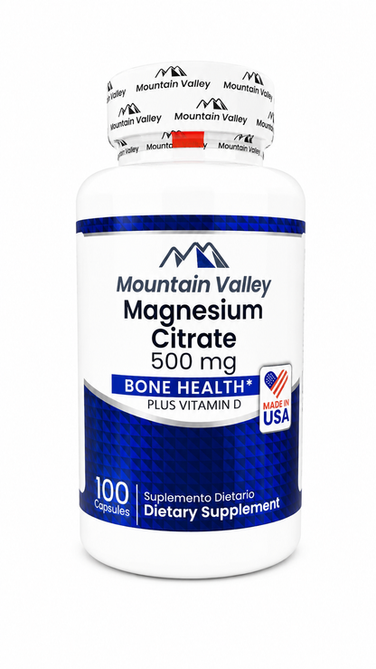 MAGNESIUM CITRATE 500MG CAP X100 MOUNTAIN VALLEY principal