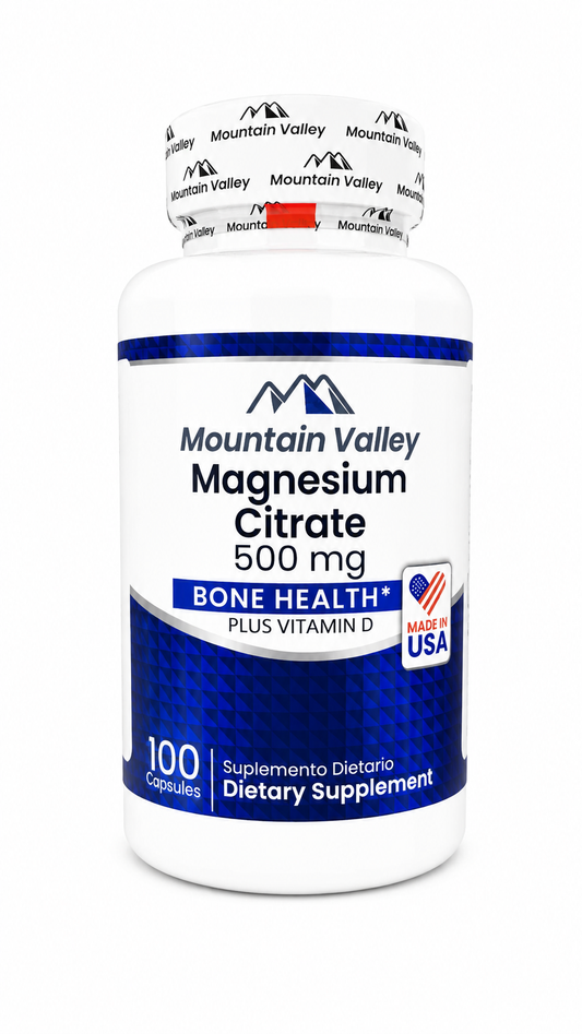 MAGNESIUM CITRATE 500MG CAP X100 MOUNTAIN VALLEY principal