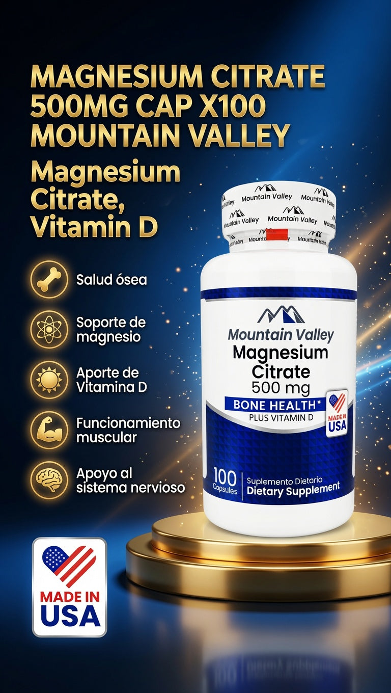 MAGNESIUM CITRATE 500MG CAP X100 MOUNTAIN VALLEY ia_2