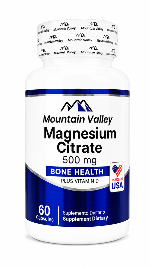 MAGNESIUM CITRATE 500MG CAP X60 MOUNTAIN VALLEY principal