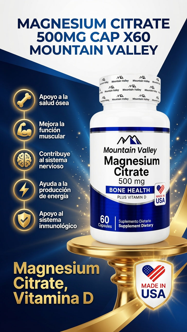 MAGNESIUM CITRATE 500MG CAP X60 MOUNTAIN VALLEY ia_2