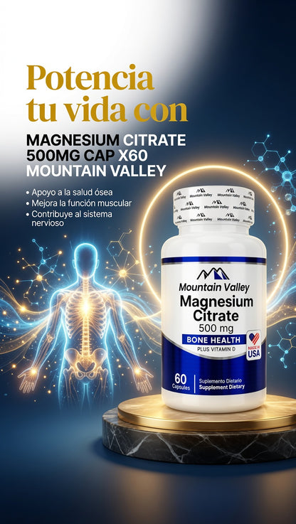 MAGNESIUM CITRATE 500MG CAP X60 MOUNTAIN VALLEY ia_3