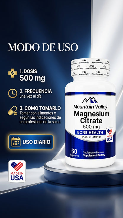 MAGNESIUM CITRATE 500MG CAP X60 MOUNTAIN VALLEY ia_4