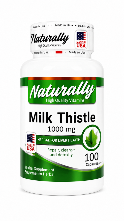 MILK THISTLE 1000MG CAP X100 NATURALLY principal
