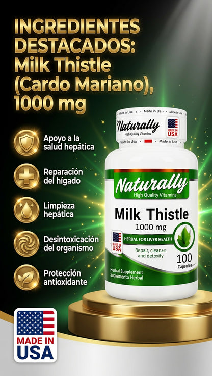 MILK THISTLE 1000MG CAP X100 NATURALLY ia_2